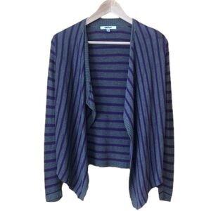 DKNY open front waterfall cardigan Girls size XL